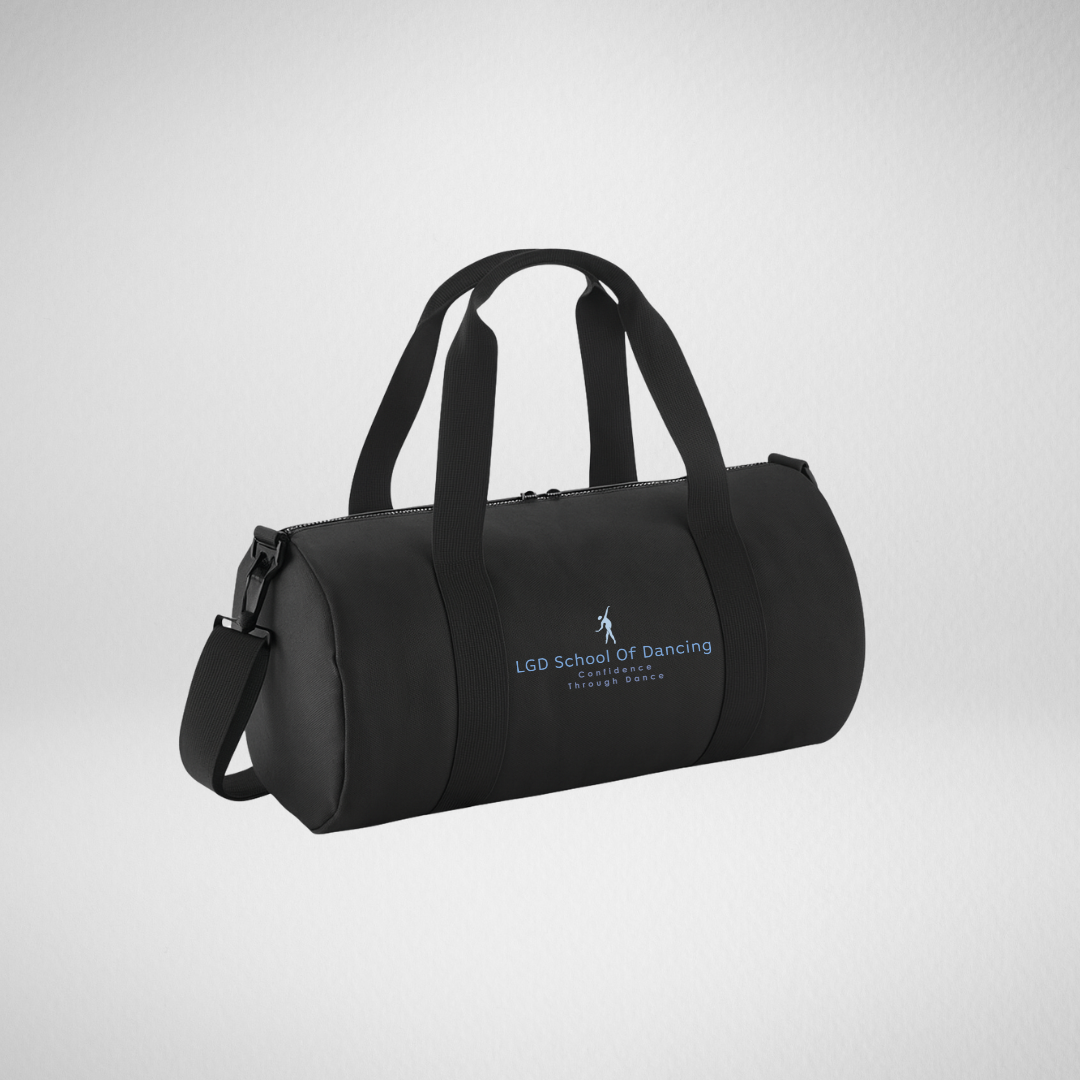 LGD School of Dancing Black Mini Barrel Bag