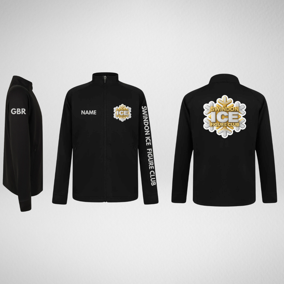 Swindon Ice Figure Club Main Range Silver Zipped Team Jacket