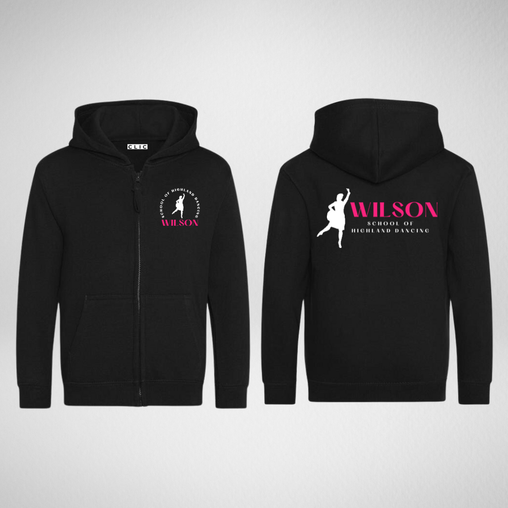Wilson School of Highland Dancing Zipped Hoodie