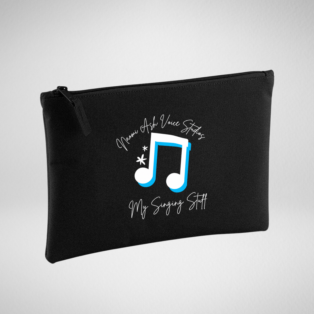 Naomi Ash Voice Studios Black Accessory Pouch