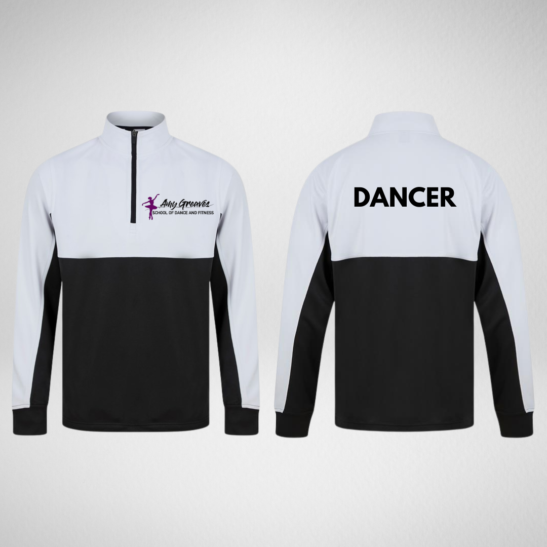 Amy Greaves School Of Dance & Fitness 1/4 Zip Team Sweatshirt