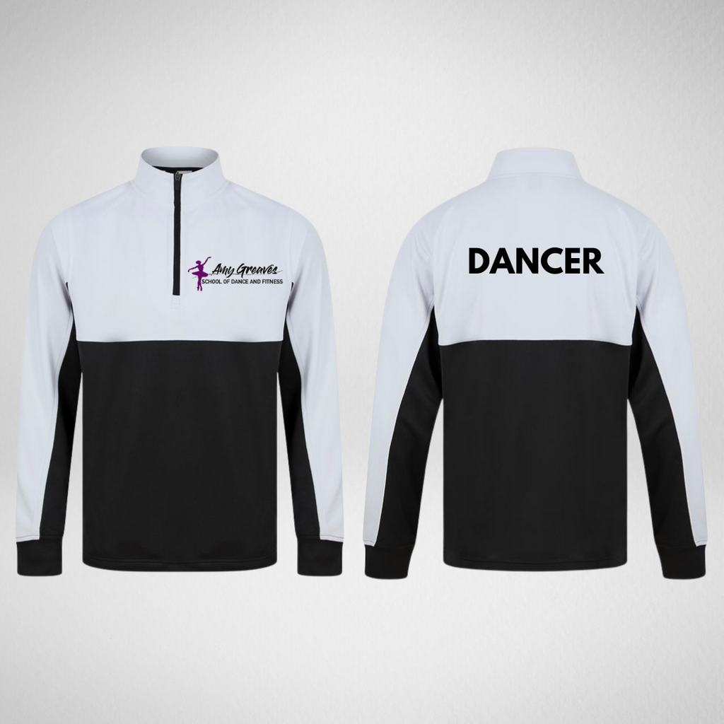 Amy Greaves School Of Dance & Fitness 1/4 Zip Team Sweatshirt