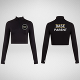 Base Dance Long Sleeved Zip Crop Top