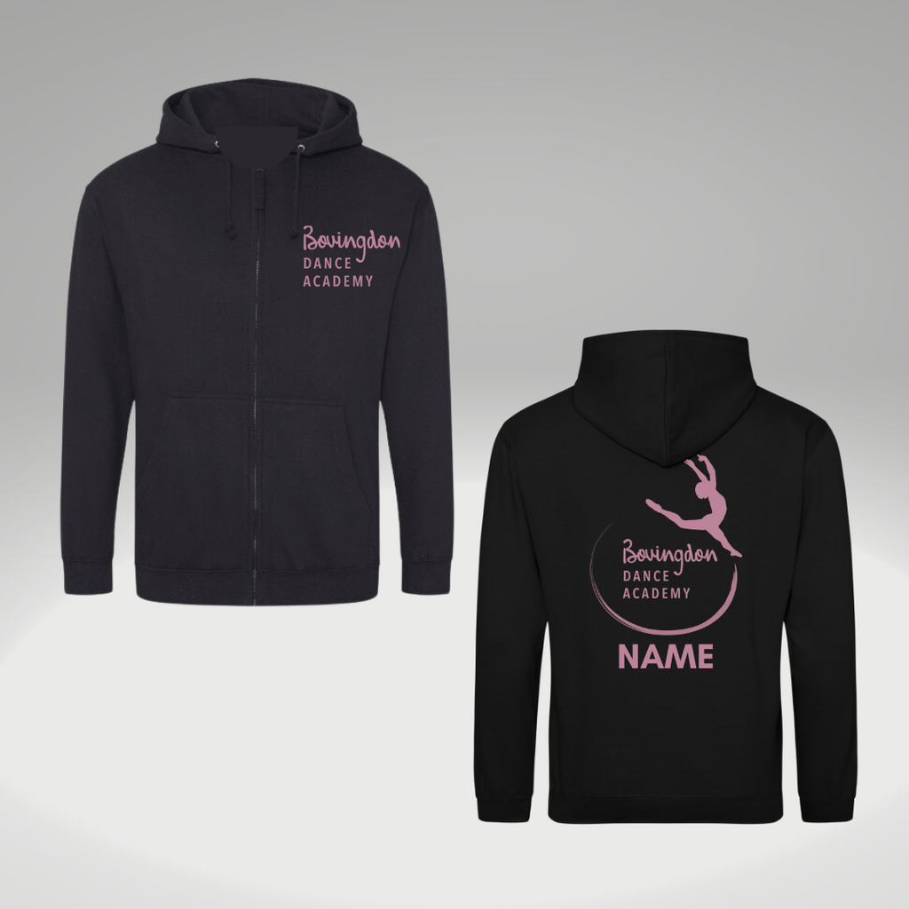 Bovingdon Dance Academy Zipped Glitter Hoodie