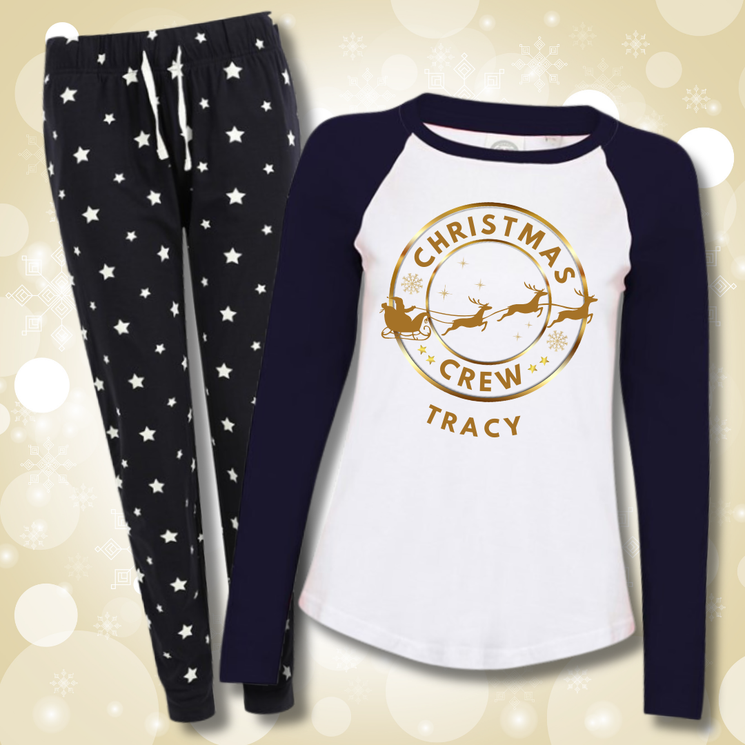 Ladies Christmas Crew Pyjamas