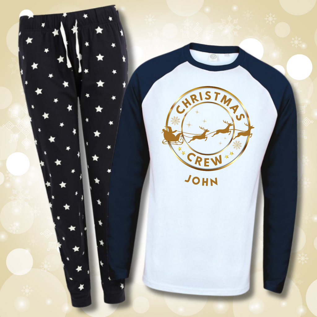 Mens Christmas Crew Pyjamas