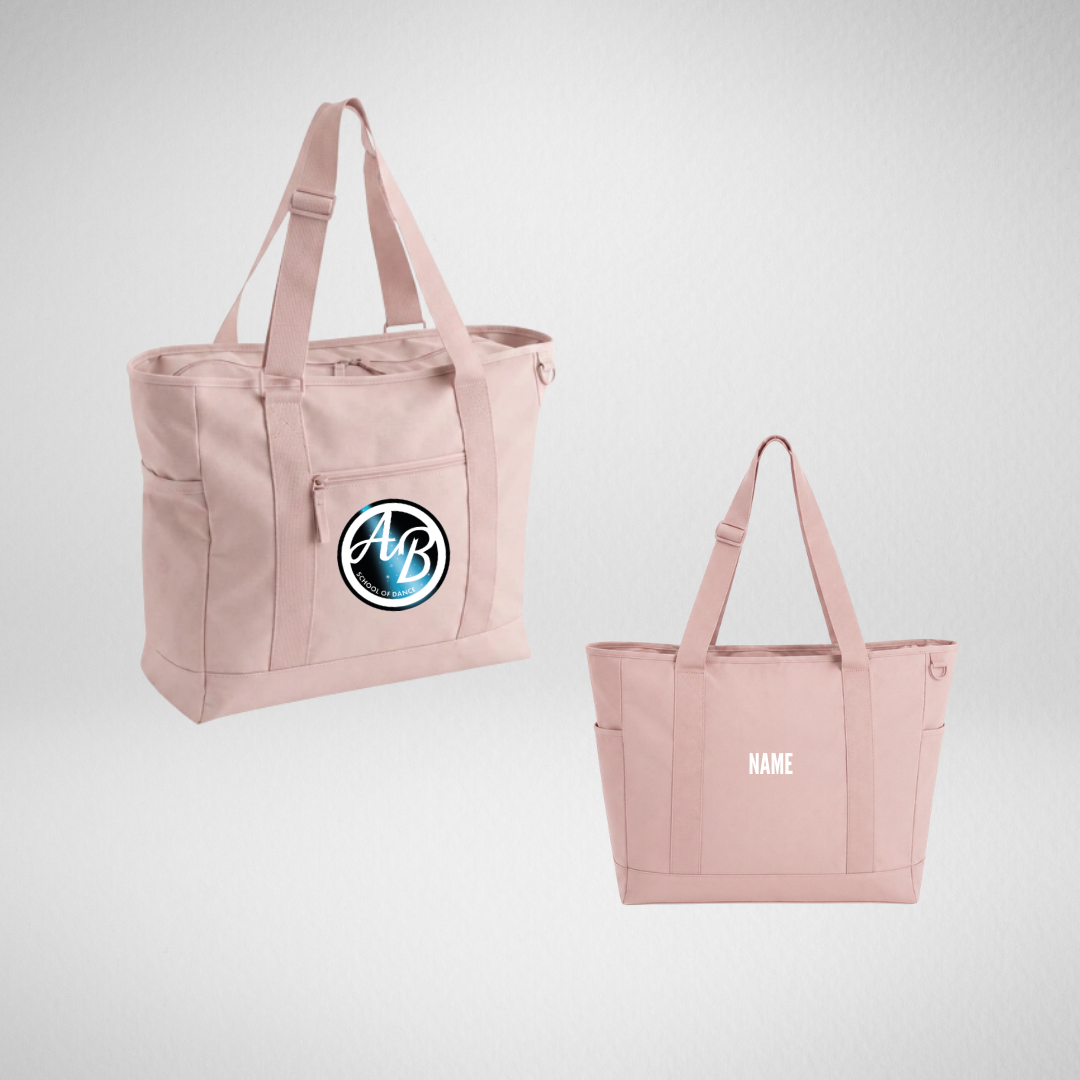 AB School Of Dance Pink Circuit Gym Tote