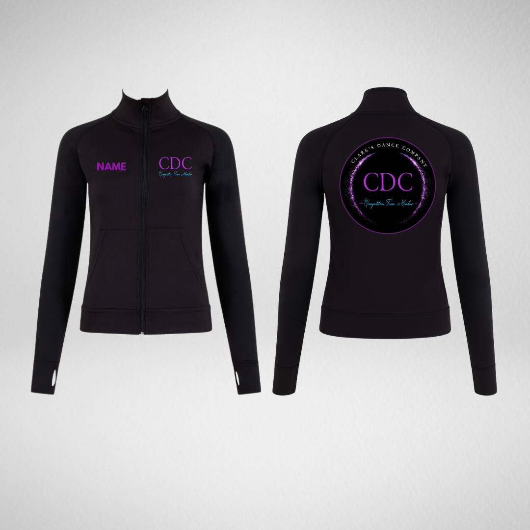 Clare's Dance Company COMPETITION TEAM Full Zip Uniform Jacket