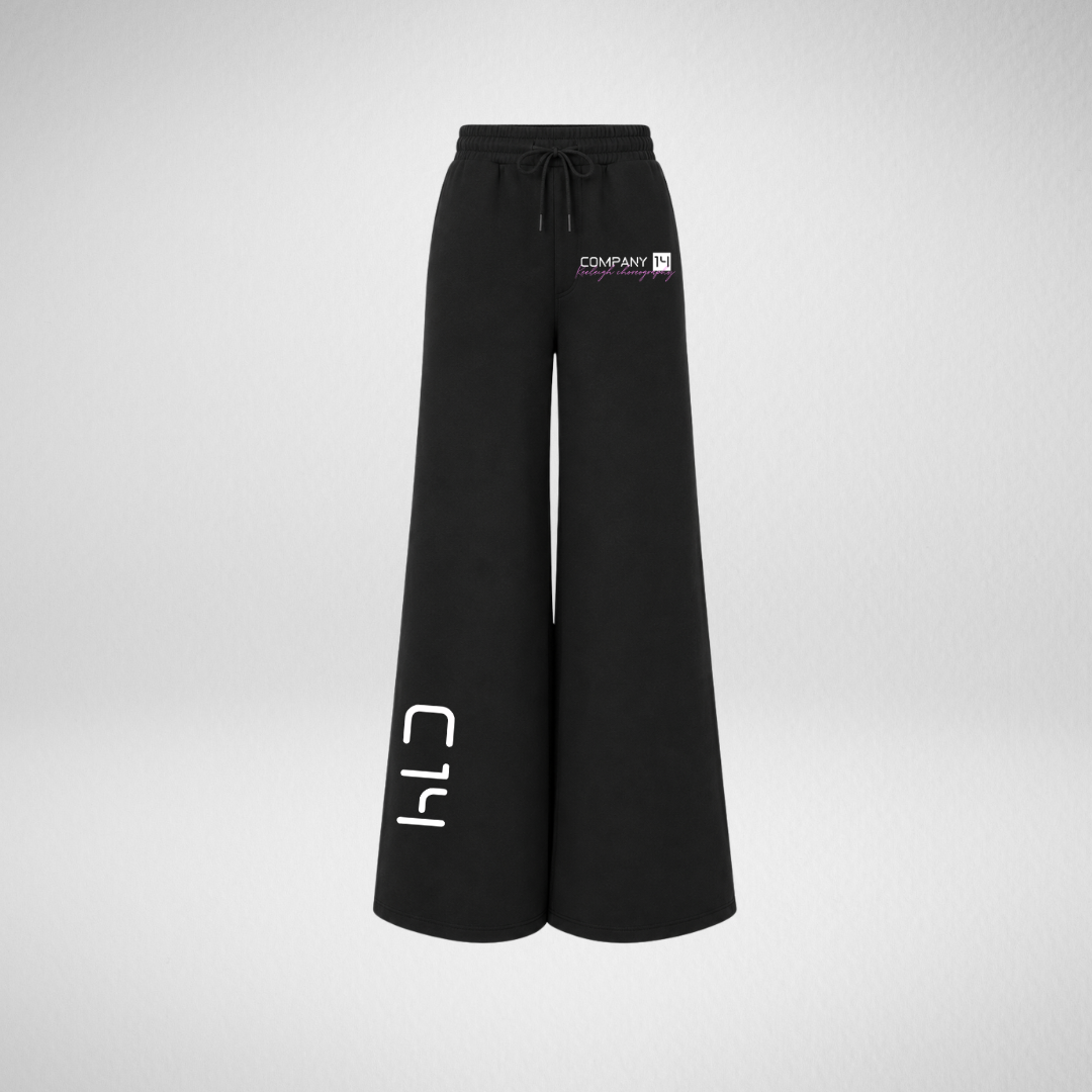 Company 14 Black Wide Leg Joggers