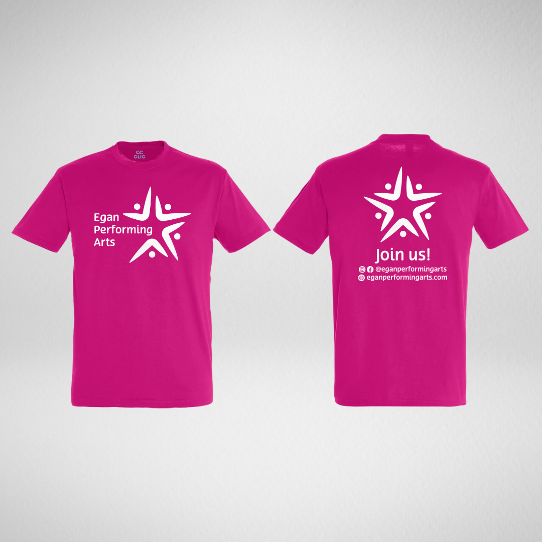 Egan Performing Arts Fuchsia T-shirt