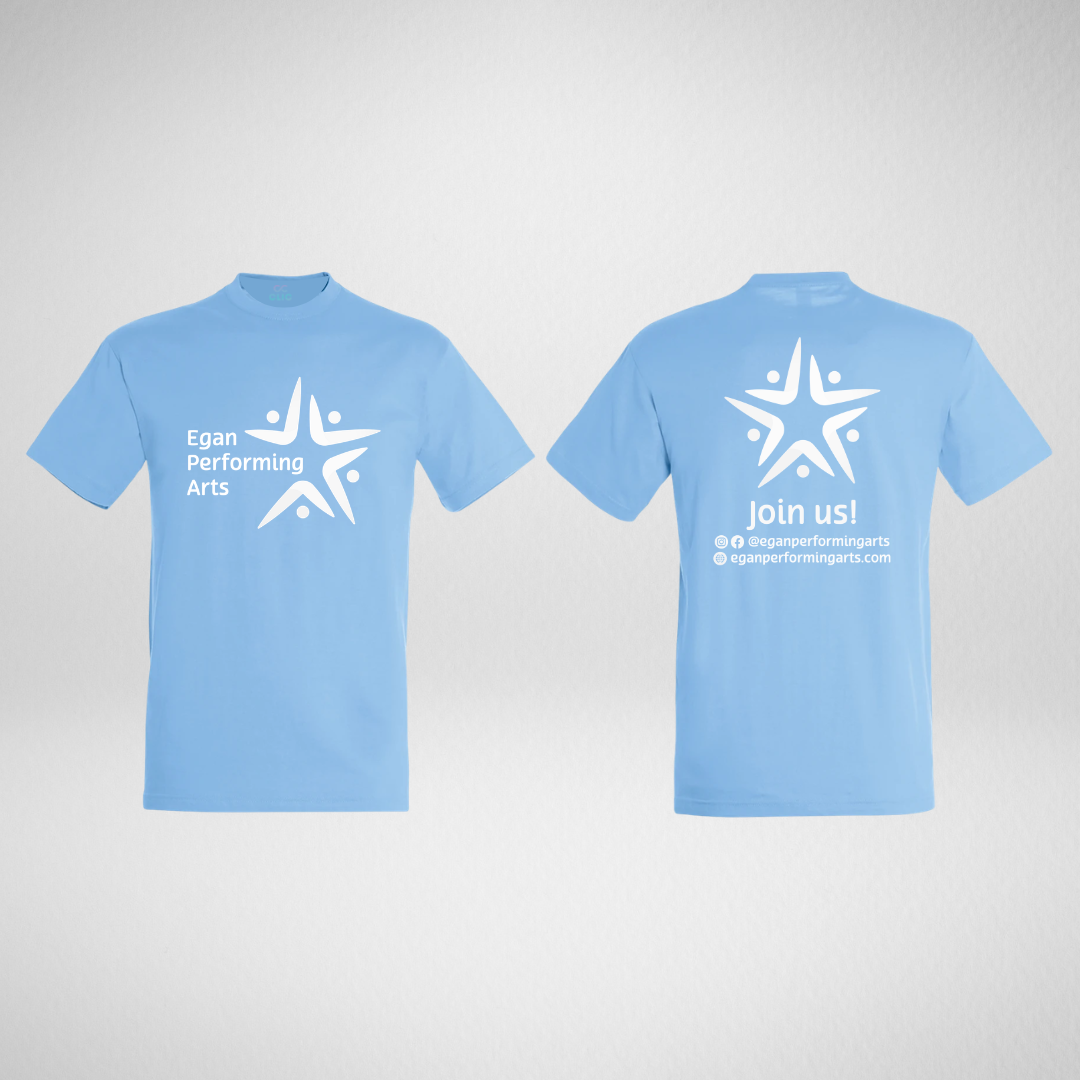 Egan Performing Arts Sky Blue T-shirt