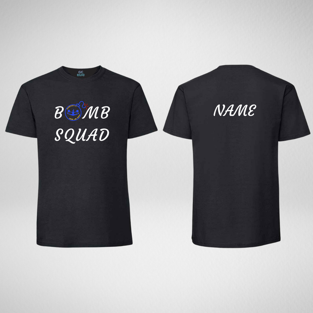 Bombshells Cheer and Dance Bomb Squad T-shirt