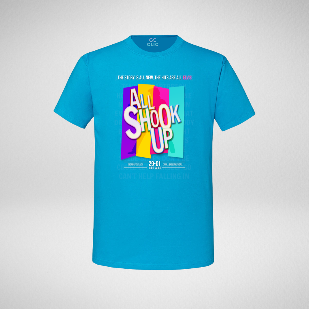 Together for Theatre All Shook Up Azure T-shirt