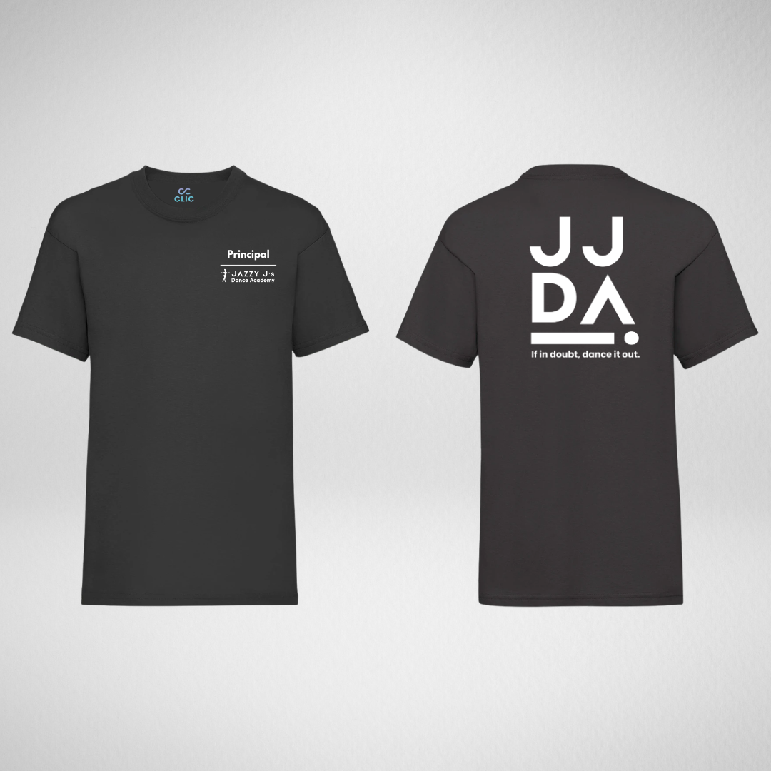 Jazzy J's Dance Academy Principal T-shirt