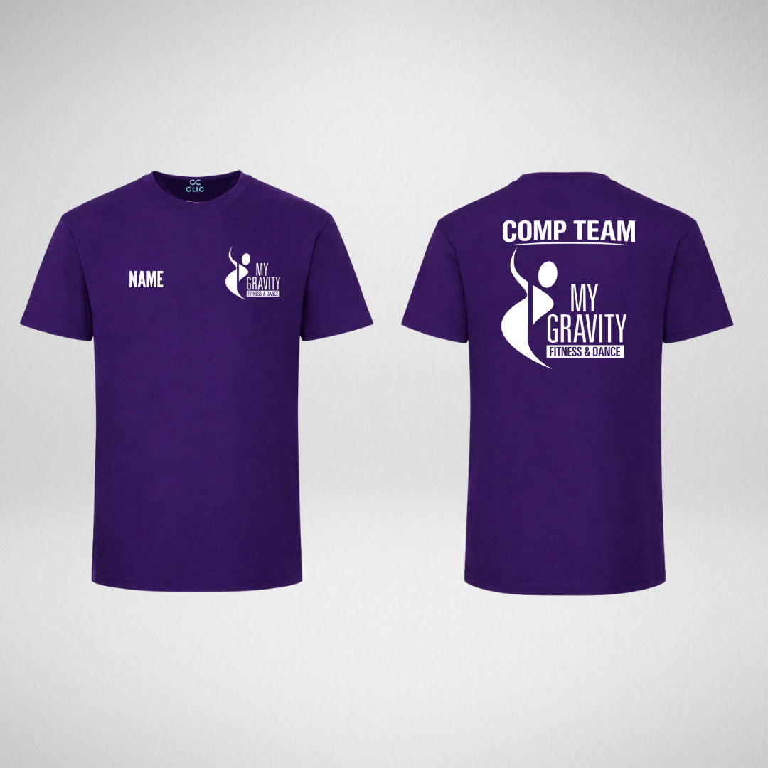 My Gravity Aerial & Dance Academy Purple COMP TEAM T-shirt