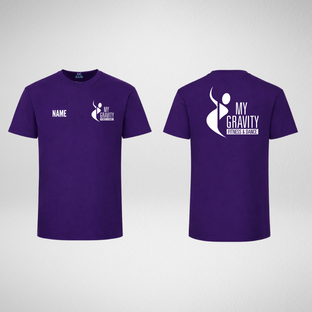 My Gravity Aerial & Dance Academy Purple T-shirt