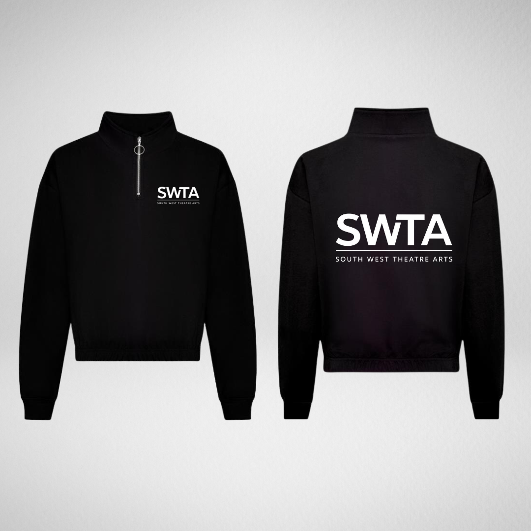 South West Theatre Arts Cropped 1/4 Zip Sweatshirt