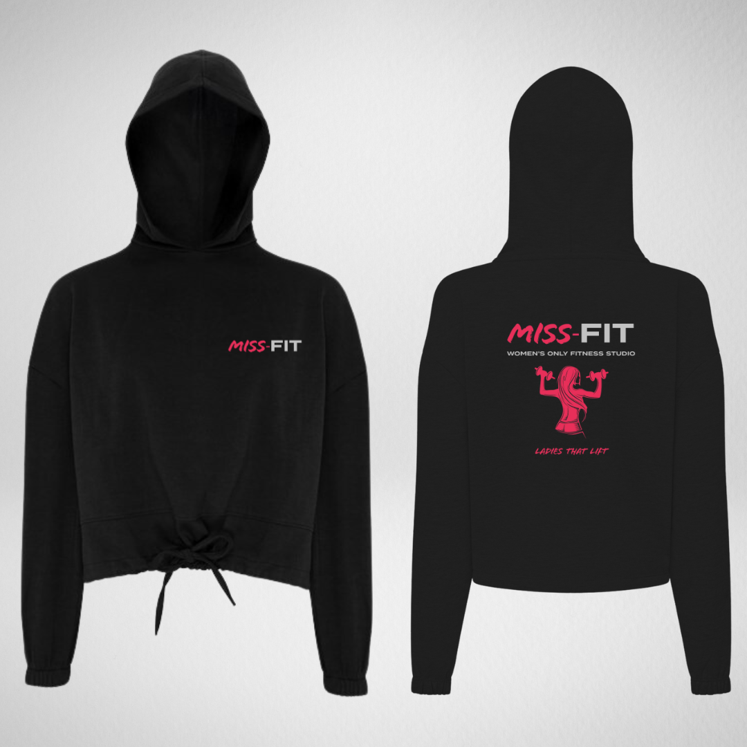 MISS-FIT Oversized Cropped Hoodie