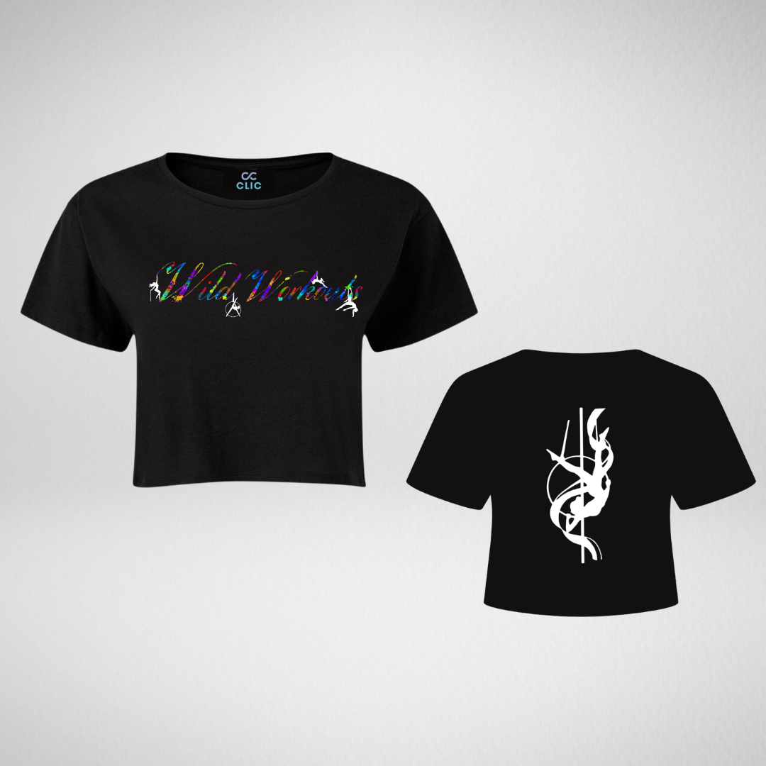 Wild Workouts Cropped T-Shirt