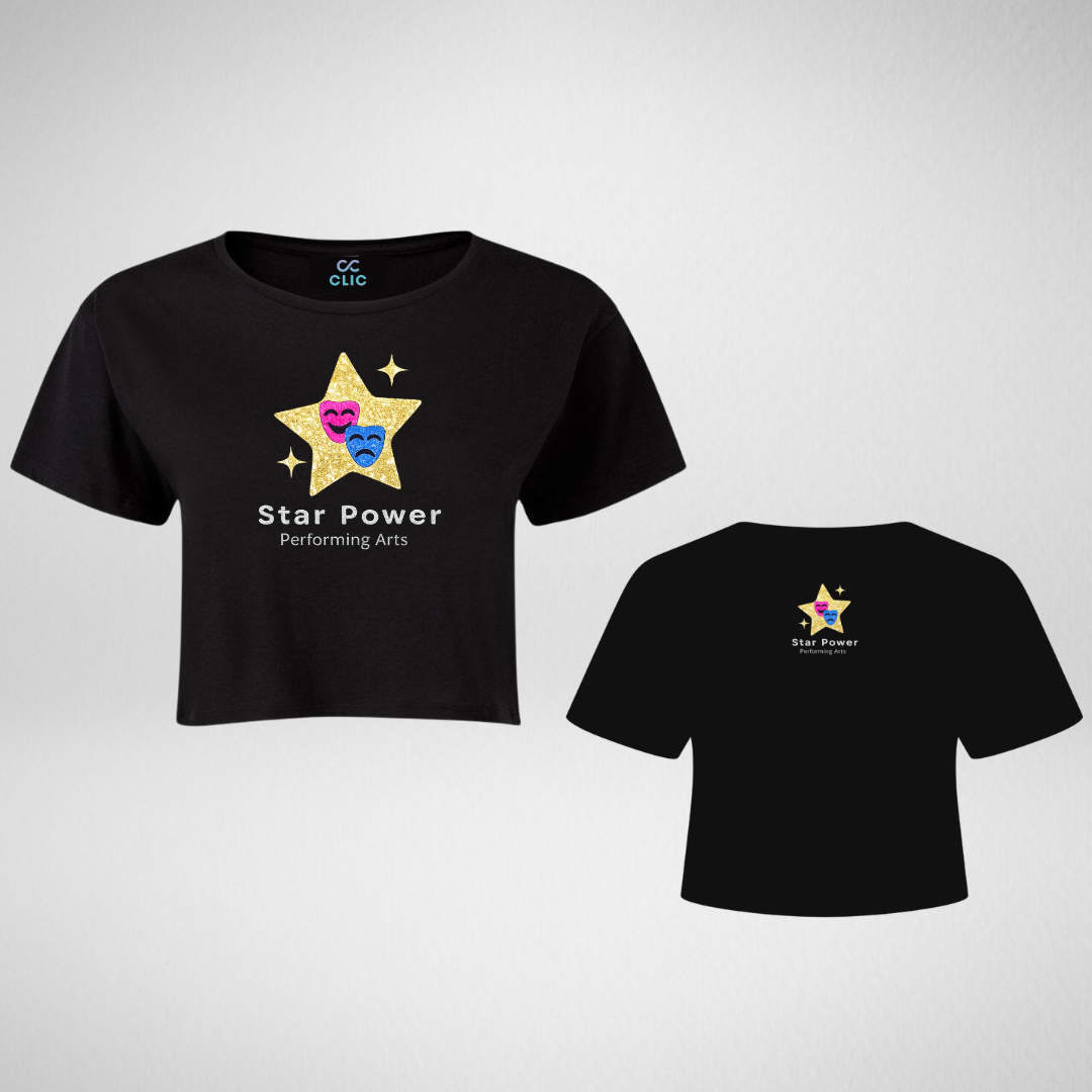 Star Power Performing Arts Cropped T-Shirt