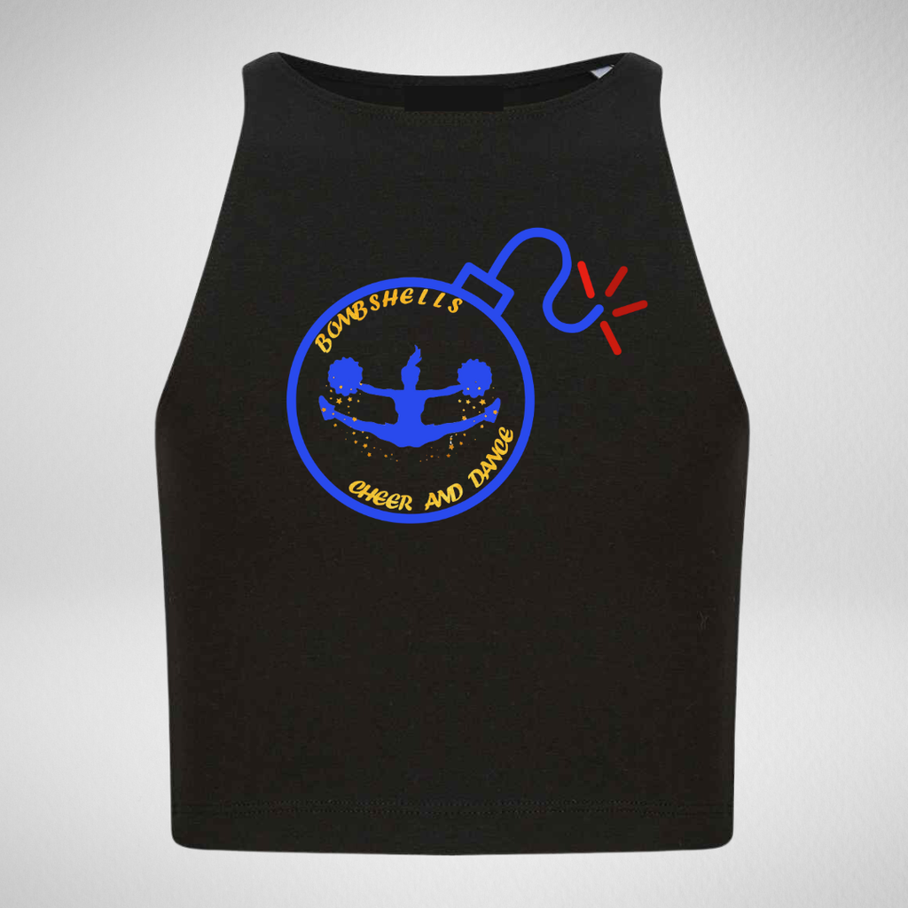 Bombshells Cheer and Dance Cropped Tank Vest