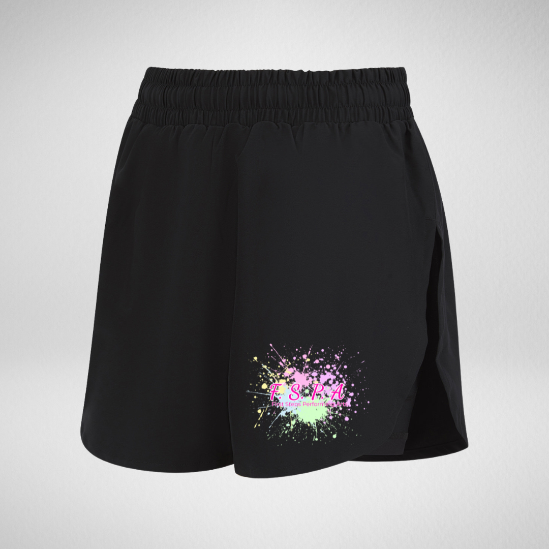 First Steps Performing Arts Double-Layer Shorts