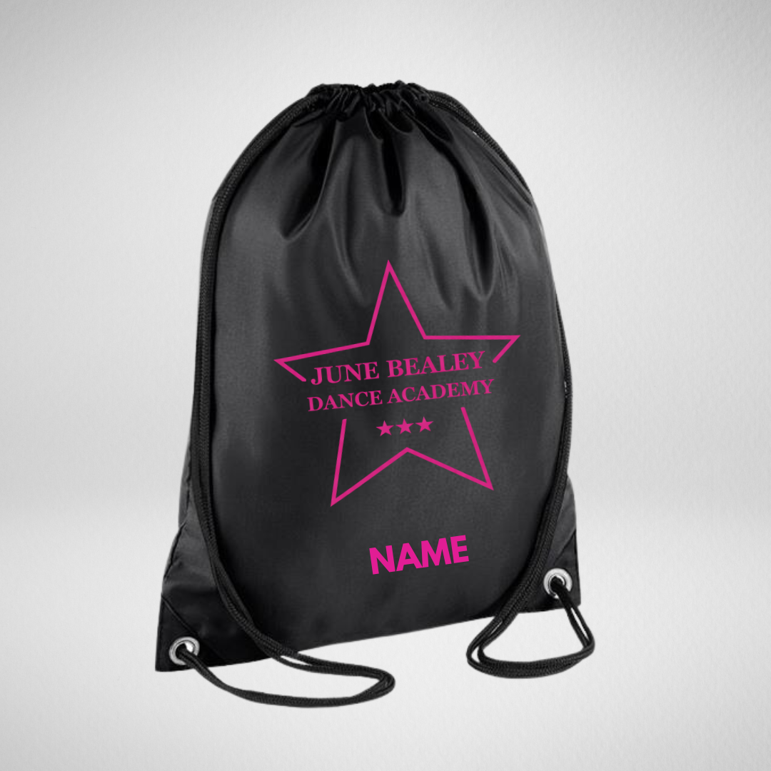 June Bealey Dance Academy Drawstring Bag