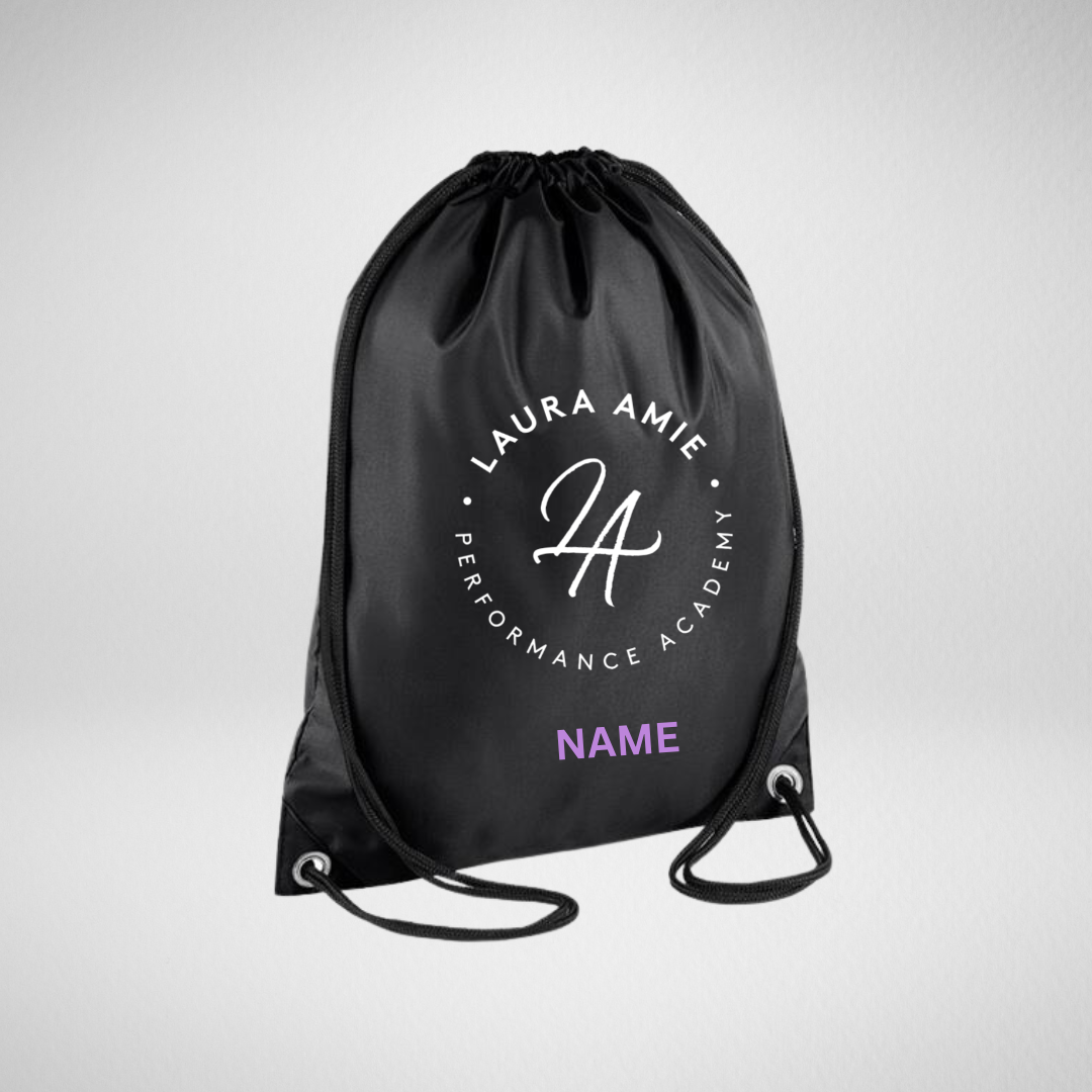 Laura Amie Performance Academy Drawstring Bag
