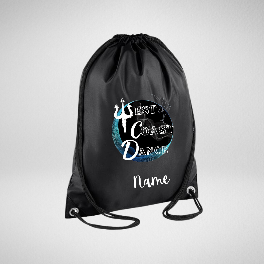 West Coast Dance Drawstring Bag