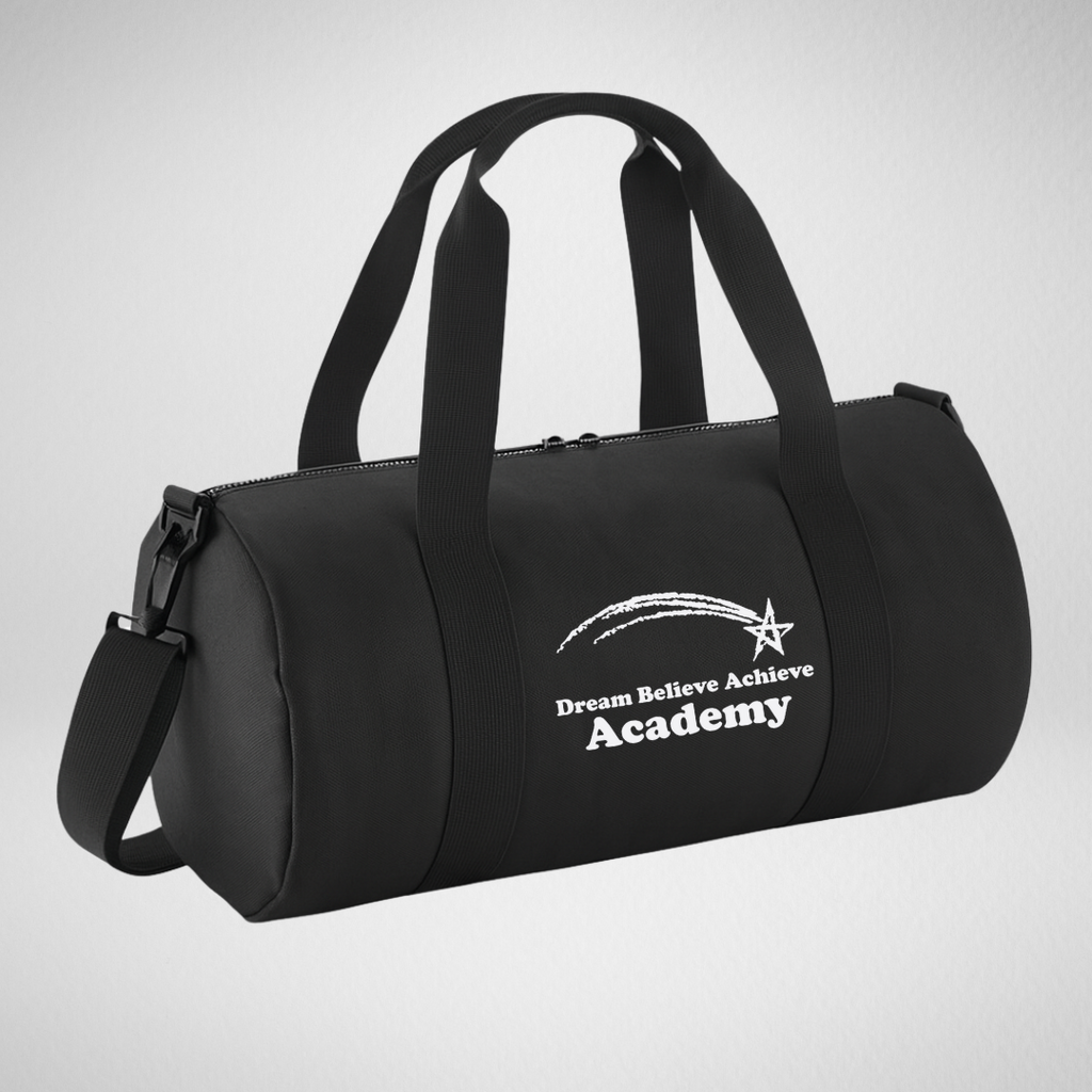 Dream Believe Achieve Academy Mini Barrel Bag