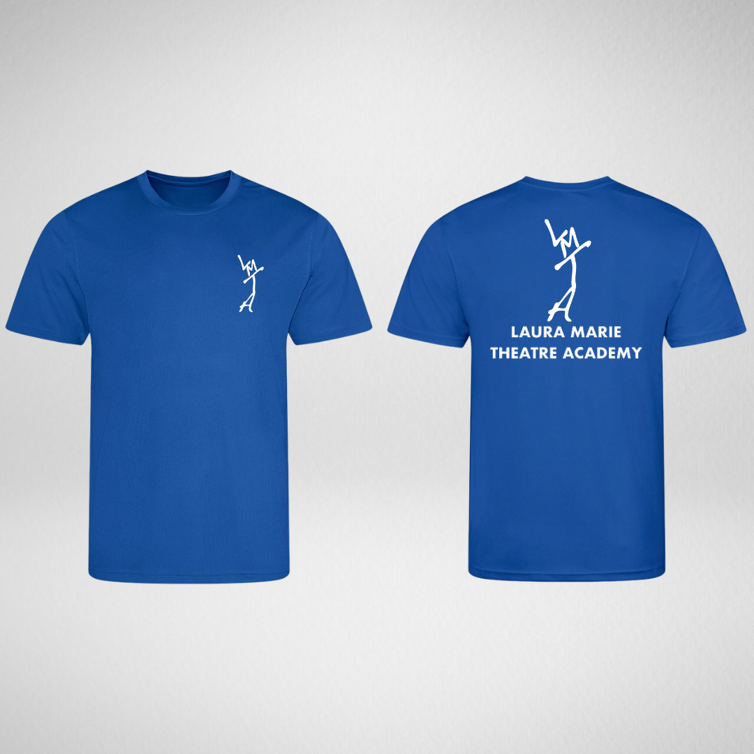 Laura Marie Theatre Academy Blue Dri Fit T-Shirt