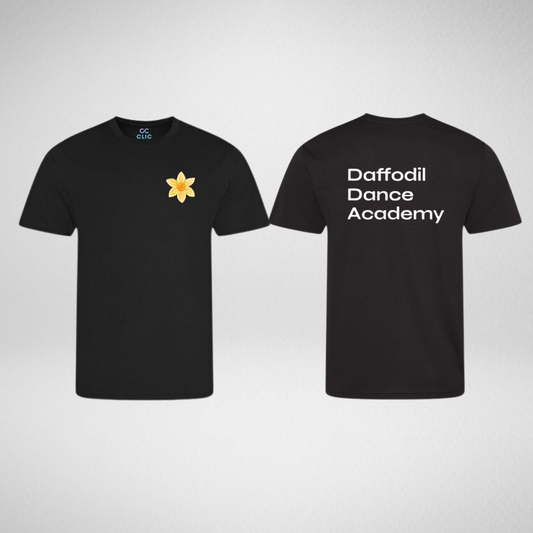 Daffodil Dance Academy Black Dri Fit T-Shirt