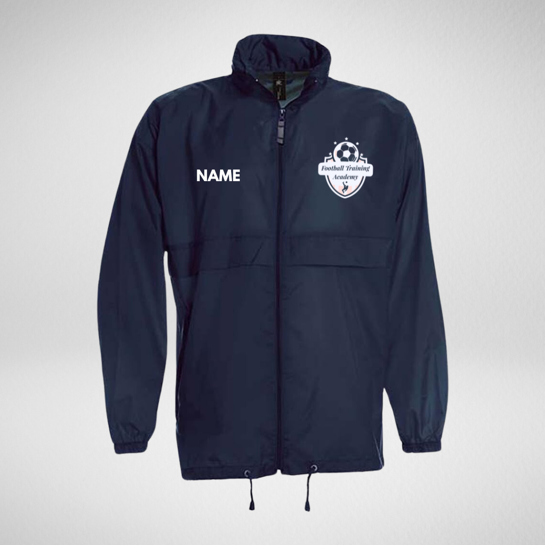 Football Training Academy Kids Waterproof Jacket