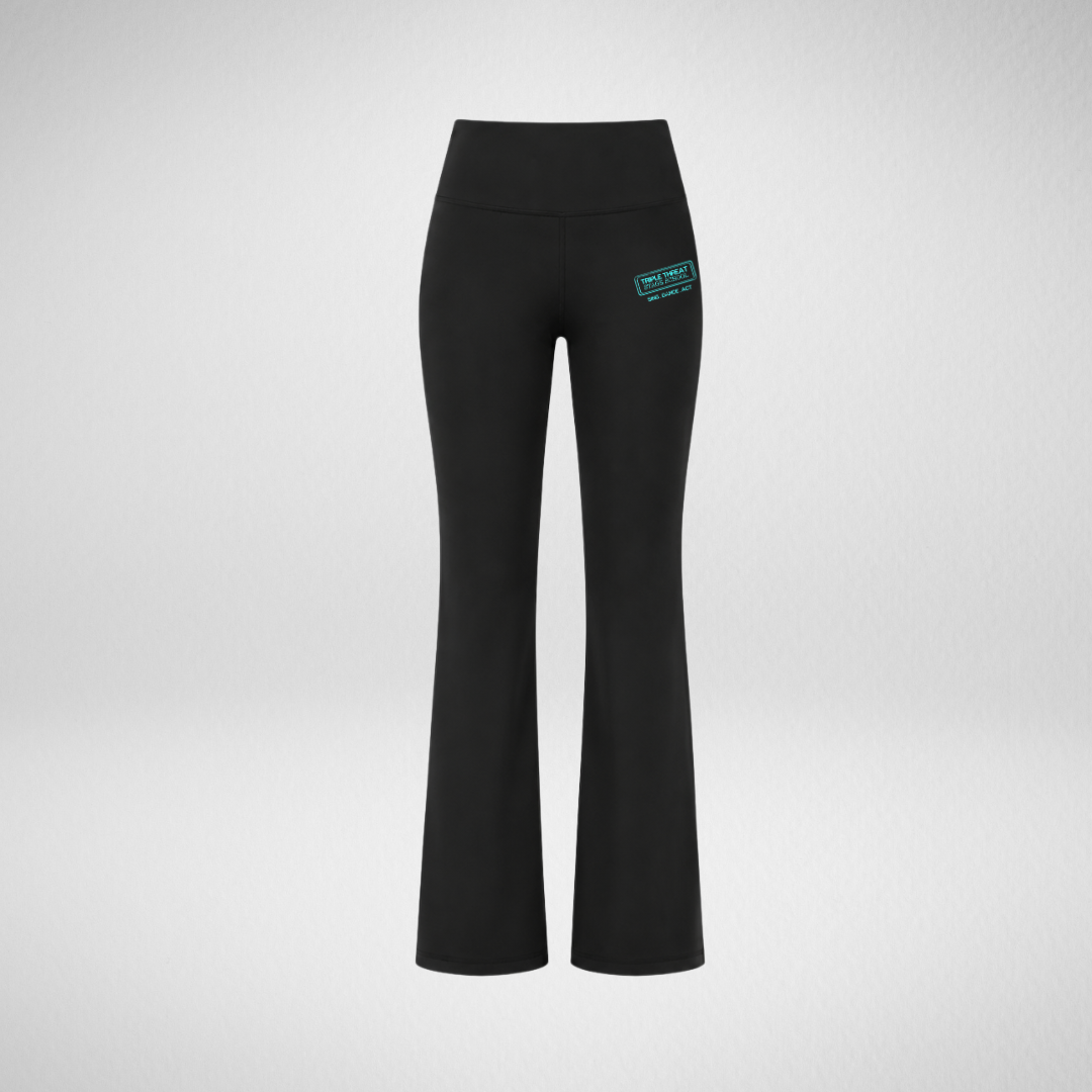 Triple Threat Stage School Flared Leggings