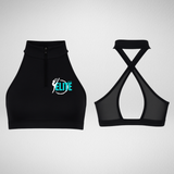 Elizabeth Boardman Dance Company Elite Zip Front Bra Top
