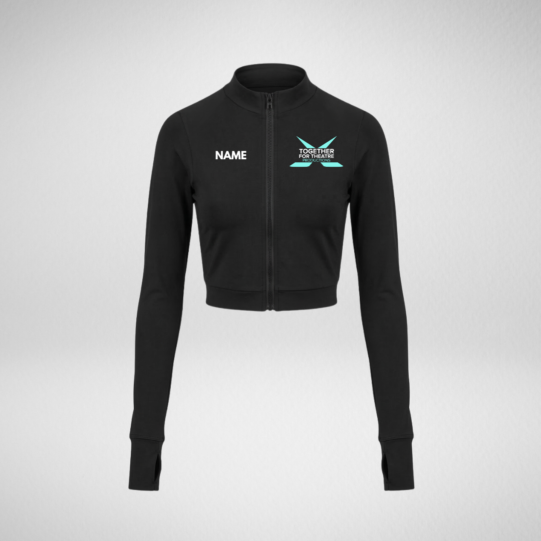 Together for Theatre Productions Full Zip Crop Jacket