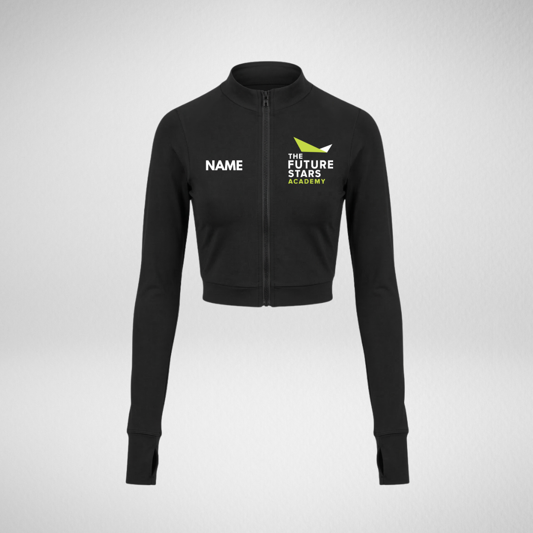 The Future Stars Academy Full Zip Crop Jacket