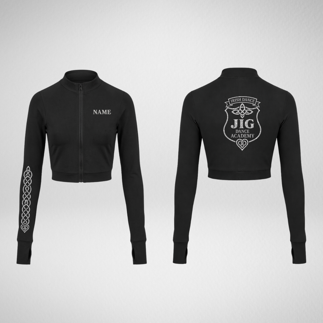 JIG Dance Academy Full Zip Crop Jacket