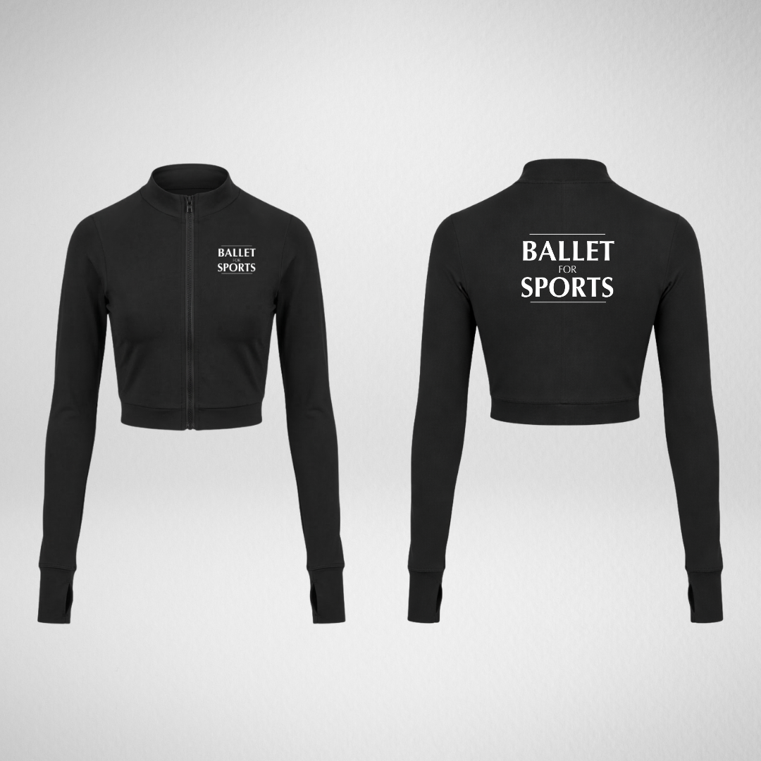 Ballet For Sports Full Zip Crop Jacket
