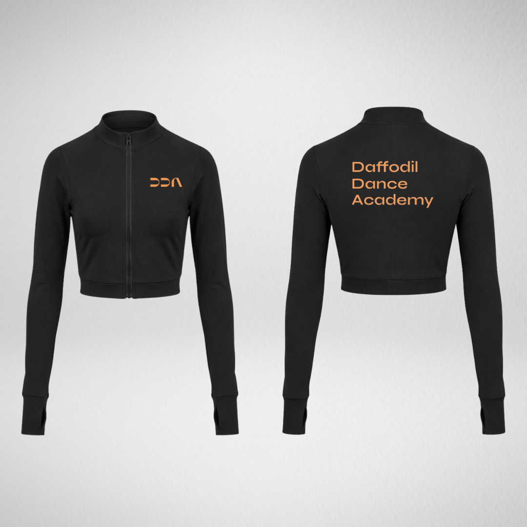 Daffodil Dance Academy Full Zip Crop Jacket
