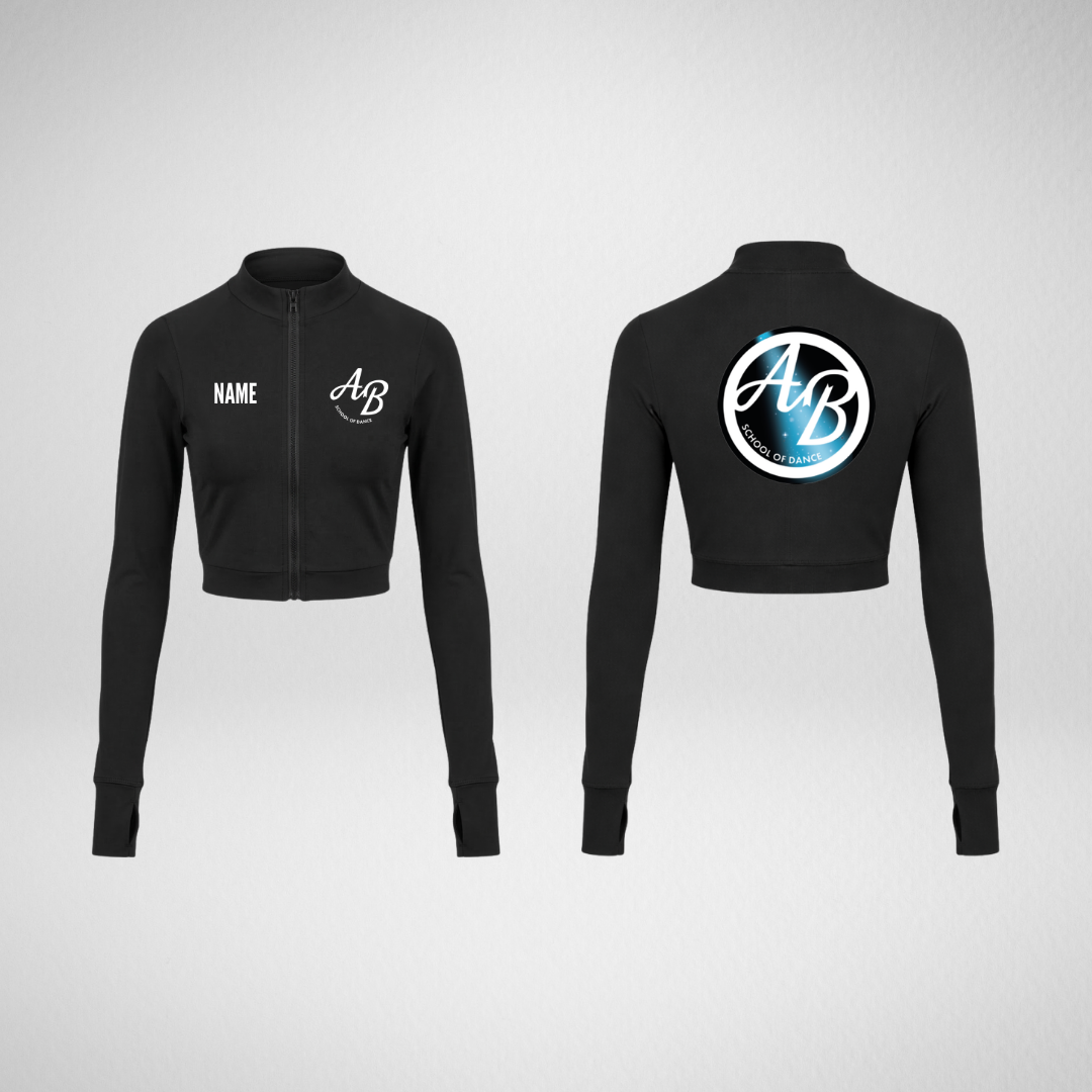 AB School of Dance Full Zip Crop Jacket