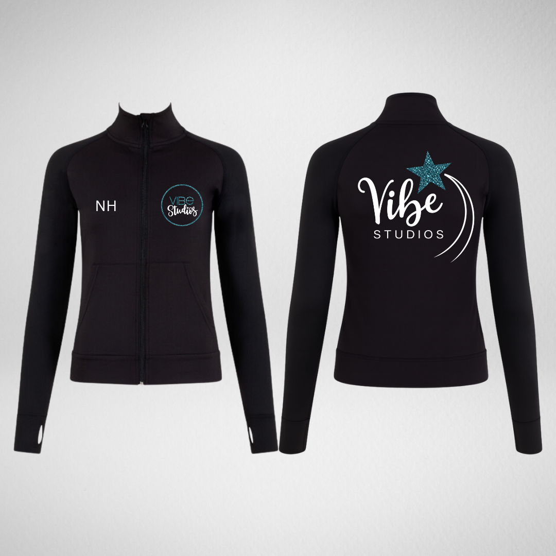 Vibe Studios Glitter Full Zip Uniform Jacket