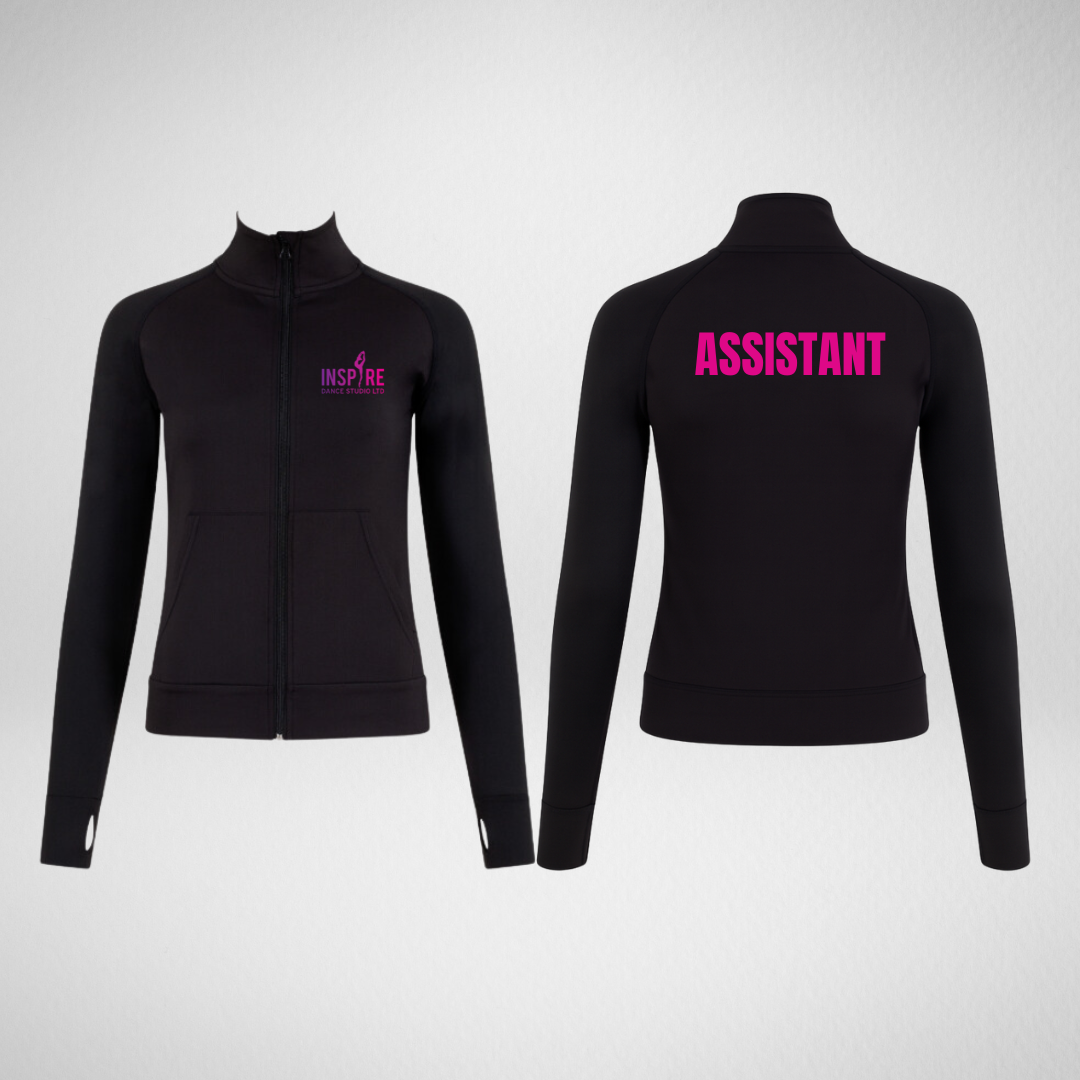 Inspire Dance Studio Assistant Full Zip Uniform Jacket