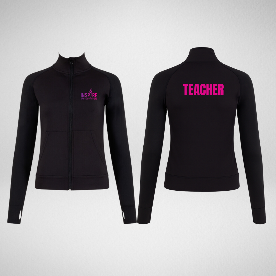 Inspire Dance Studio Teacher Full Zip Uniform Jacket