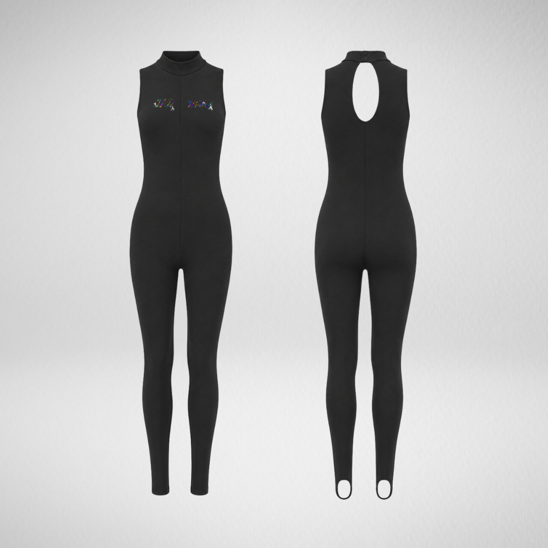 Wild Workouts High Neck Catsuit