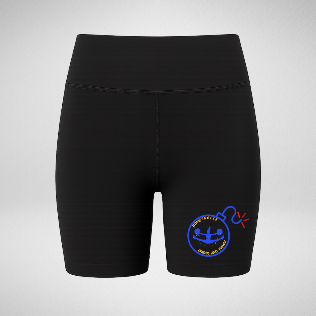 Bombshells Cheer and Dance High Waisted Cycling Shorts