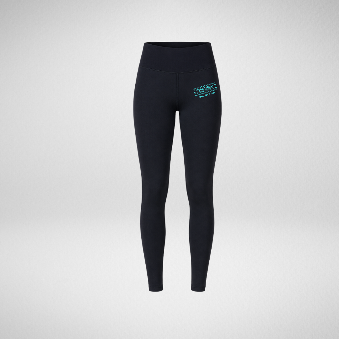 Triple Threat Stage School High Waisted Dance Leggings