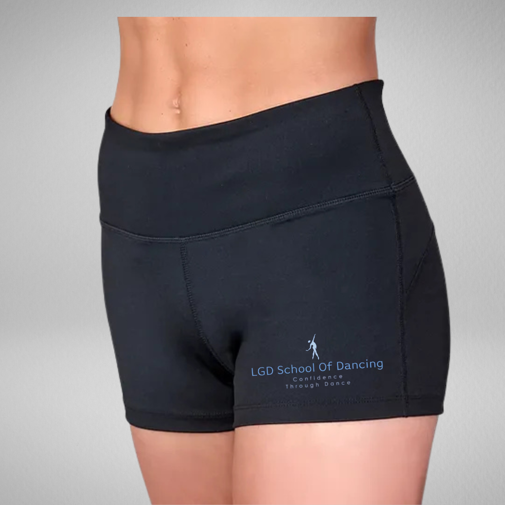 LGD School of Dancing High Waisted Dance Shorts