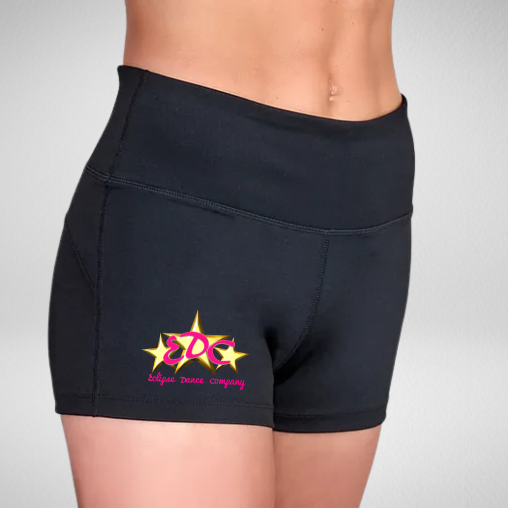 Eclipse Dance Company High Waisted Dance Shorts