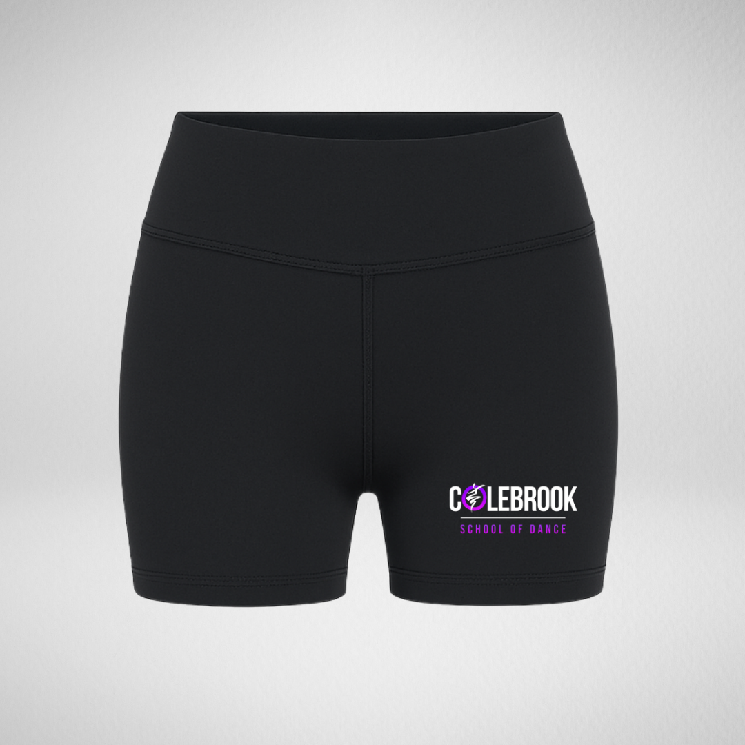 Colebrook School of Dance High Waisted Dance Shorts